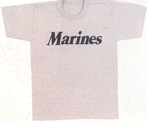 "Marines" Grey Kids T-Shirt