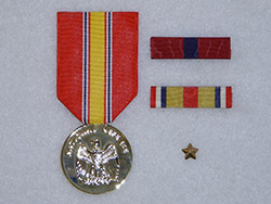 MEDALS, RIBBONS, ATTACHMENTS