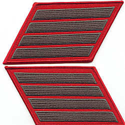 4th Enlisted Service Stripes Alphas