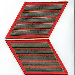 5th Enlisted Service Stripes Alphas