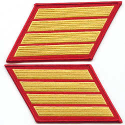 4th Enlisted Service Stripes Blues