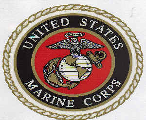 J - MARINE CORPS INSIGNIA DECAL - OUTSIDE