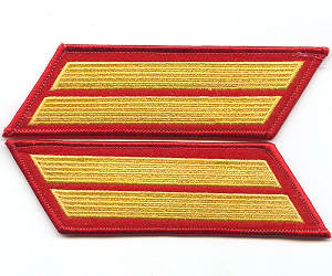 2nd Enlisted Service Stripes Blues