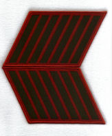 7th Enlisted Service Stripes Alphas