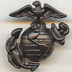 B. Black Service Enlisted Cap device